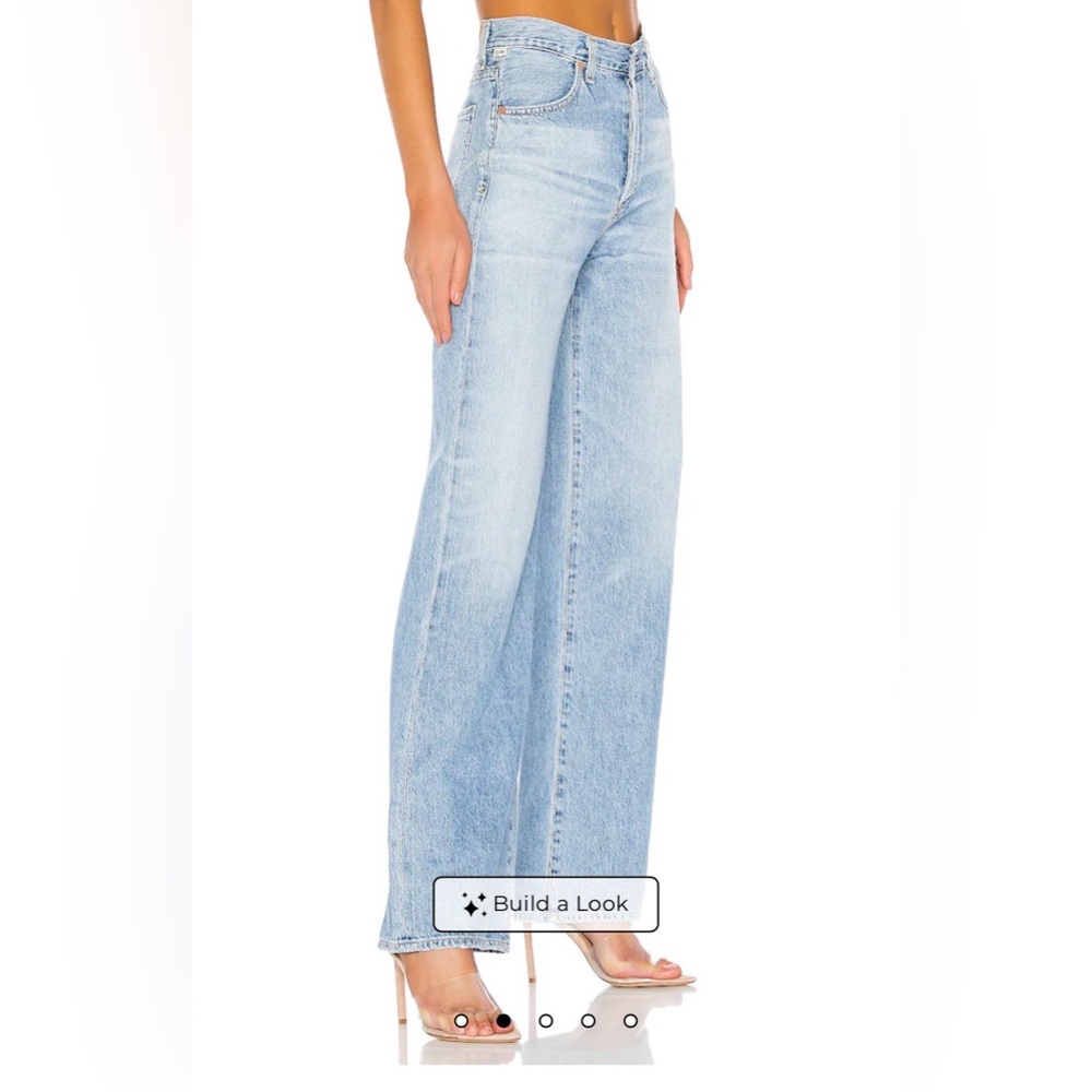 Citizens Of Humanity Light Blue Straight Leg Jeans